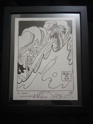 Stan Sakai Original Art Commission Piece Framed 9×12 Usagi Yojimbo 1 Of 1 | eBay US (Buy It Now)