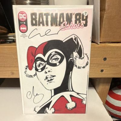 DC Batman ’89 Echoes Harley Quinn Sketch Cover Signed by Esau & Isaac Escorza | eBay US (Buy It Now)