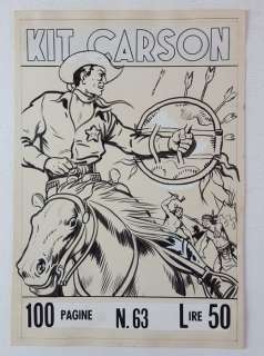Kit Carson n. 63 - Montanari - Originale di Copertina - Loose page - First edition | Catawiki