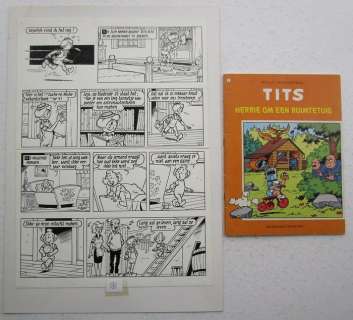 Tits 8 - Originele pagina (p.2) - Herrie om een ruimtetuig - (1980) | Catawiki