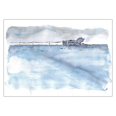 Louis Clichy | Le Corset - Aquarelle sur papier de Jean-Baptiste Bertholom (réf. 246) | Achetez de l’Art