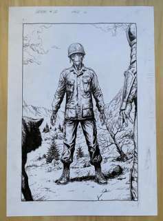 Gary Frank Geiger original comic art #10, p14. Superman, Batman, Hulk artist