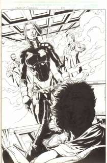 Brandon Badeaux, Dave Newbold - Weapon x: the draft - marrow #1 p. 23 - marrow in costume 100% splash - 2002 signed