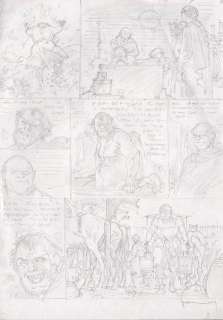 Hermann | Les Tours deÂ Bois-Maury, planche crayonnée n°19… | Banque Dessinée