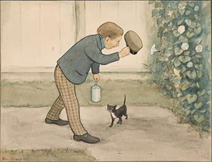 PETER NEWELL (1862-1924) "The Way We Bow." | Swann Galleries