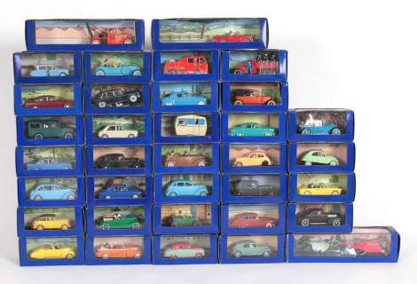 Hergé | ATLAS : Tintin, 34 voitures, 1/43e, BC. N° voitur… | Banque Dessinée