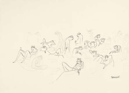 Jean-Jacques Sempé | Journée de repos | Artcurial