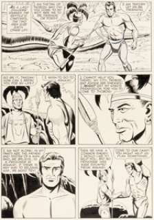 Paul Norris and Mike Royer Edgar Rice Burroughs’ Tarzan of the Apes #190 Story Page 7 Original Art (Gold Key/Weste... | Heritage