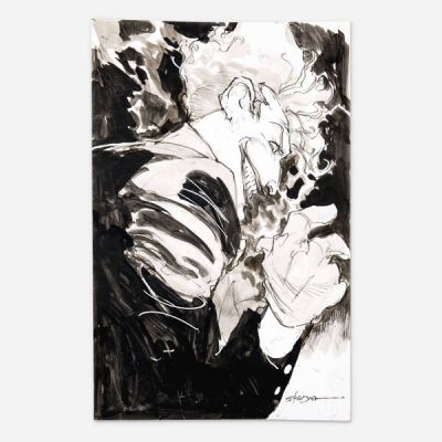 Larry Stroman | Joker Original Art Illustration | Landry Pop Auctions