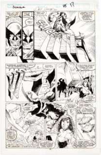 Dave Hoover, Chris Ivy, and Harry Candelario Excalibur #41 Story Page 13 Original Art (Marvel, 1991). Wolverine - | Heritage