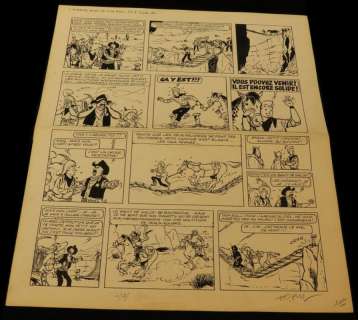 Planche - BD - Tibet Chick Bill Dog Bull 1957 - Region: - Dimensions: H400mm -…