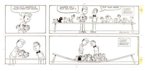 Jim Davis | Garfield Sunday Comic Strip Original Art dated 3-30-80 (United Feature Syndicate, 1980) | Heritage