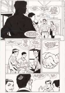 Cully Hamner, Rob Stull, and Howard Shum Green Lantern: Secret Files #2 Story Page 4 Original Art (DC, 1999)....
