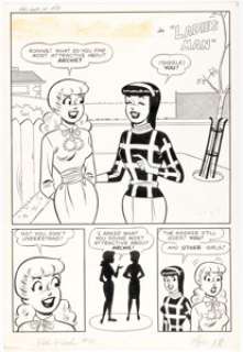 Dan DeCarlo Archie’s Pals ’n’ Gals #16 Complete 6-Page Story "Ladies Man" Original Art (Archie, 1961). (Total: 6 Original Art) | Heritage