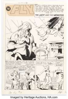 John Rosenberger The Adventures of the Fly #13 Kim Brand Introduction Complete 12-Page Story Original Art (Archie, 1961). (Total: 11 Original Art) | Heritage