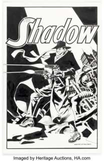 Kevin Nowlan - The Shadow Specialty Illustration Original Art (2025). | Heritage