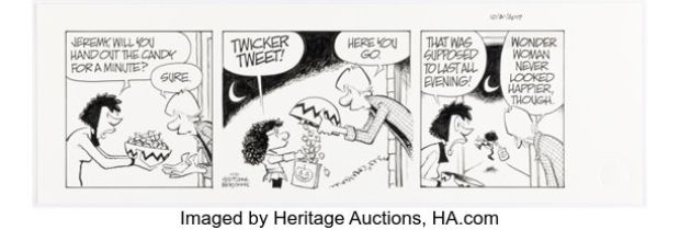 Jerry Scott and Jim Borgman Zits Daily Comic Strip Original Art dated 10-31-17 (King Features Syndicate, 2017). | Heritage