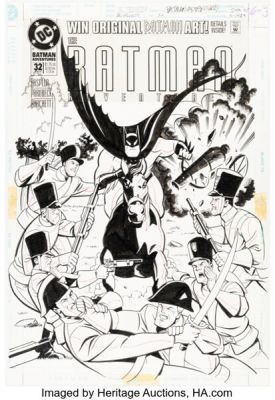 Mike Parobeck and Rick Burchett The Batman Adventures #32 Cover Original Art (DC, 1995). | Heritage