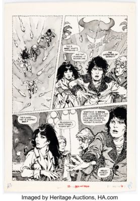 José "Pepe" González Vampirella #22 Story Page 6 Original Art (Warren, 1973). | Heritage