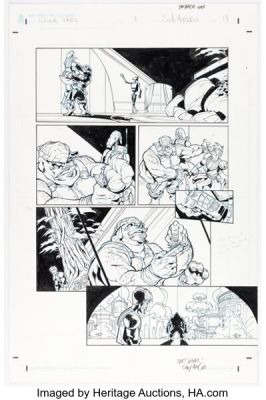 Scott Hepburn and Dan Parsons Star Wars The Clone Wars #1 Story Page 9 Original Art (Dark Horse, 2008). | Heritage