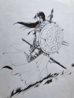 Vax - Dessin original - La Geste des Chevaliers Dragons - (2011) | Catawiki