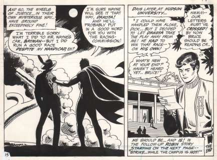 Batman | Strip n°15 Ã  l’encre de Chine de l’épisode &quo… | Banque Dessinée