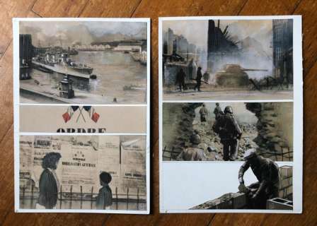 Le Henanff, Fabrice - 2x Planche originale couleur - Casiers - (2019) | Catawiki