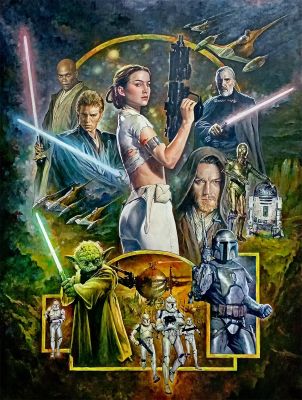 Star Wars Trilogy II: Attack of the Clones | Corner4art