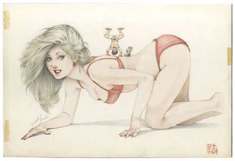 Kano Seisaku Handwritten color illustrations "magic story I love Betty."