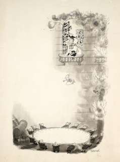 Jean-Jacques Sempé Né En 1932 Au Feu ! Encre de Chine, Lavis Et Gouache Correctrice Sur Papier Pour Un Dessin Publié Le 23 Dé... | Au feu ! | Artcurial