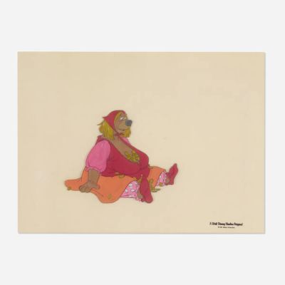 Lot 360 - Robin Hood "Little John" Original Animation Cel (Walt Disney) | Landry Pop Auctions