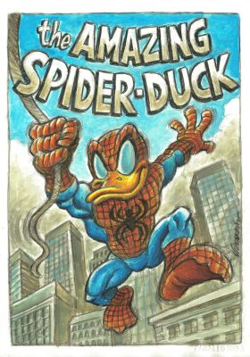 The Amazing Spider-Duck | Corner4art