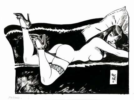 Jordi Bernet  Chiara di Notte Pin up