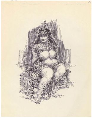 Roy Krenkel | Krenkel - Woman, 1970s | Nostalgic Investments