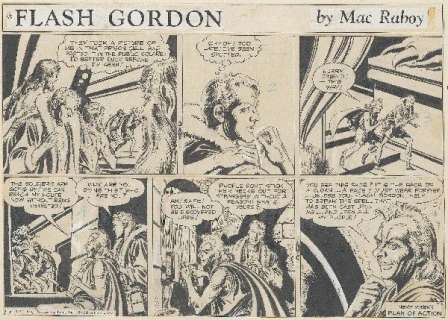 139: Raboy Flash Gordon 11/8/53 original comic art | Russ Cochran