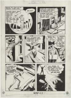 176: Raboy Master Comics #33 pg 1942 original comic art | Russ Cochran