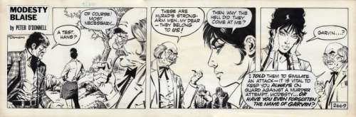 Romero, Enric Badia - Original strip - Modesty Blaise - The Puppet Master - (1972)