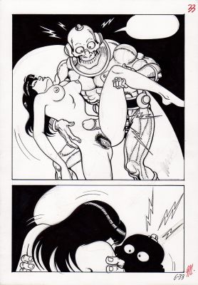 Magnus | Necron n.6 p.33 (inedita) | Tavole Originali