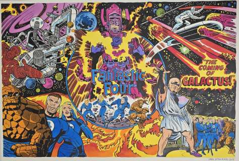 Illustrazione originale Larry Camarda Fantastic Four “The Coming of Galactus” | Venere Comic Art