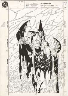 Joe Quesada - Batman: Sword of Azrael #3 Cover (Signed)