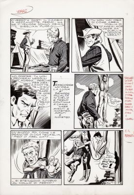 Leone Frollo | La Vedova Nera Episodio n.1 p.13 | Tavole Originali
