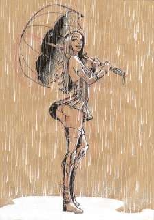 Colon de Franciosi, Thibault - Dessin original - Rain | Catawiki