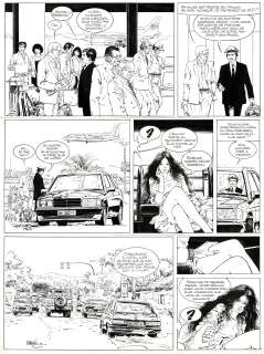 William Vance | XIII, Pour Maria, planche originale à l’encre de chine pour cet album paru en 1992 chez Dargaud. | Septimus