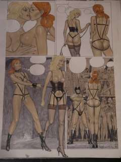 Erich Von Gotha - Planche originale en couleur (p.48) - Curiosités perverses de Sophie - (2001) | Catawiki