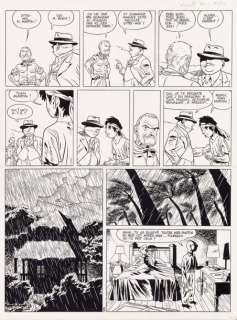 Le Gall, Franck | THEODORE POUSSIN Planche originale n°18 à l’encre de Chine | Cornette de St Cyr