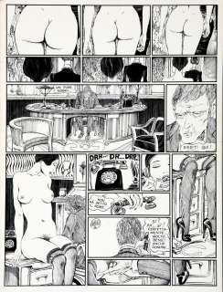 Crepax | Histoire d’O, planche n°87 Ã  l’encre de … | Millon