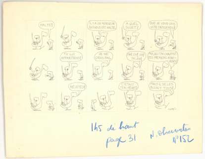 Copi (Raul Taborda Damanote Botana) | Copi - ’La Femme Assise’ in Le Nouvel Observateur c 1965 | Russ Cochran