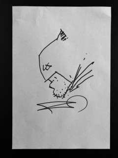 Frank Miller | Batman - Frank Miller Batman Head Sketch - Signed - Page volante - Exemplaire unique (2016) | Catawiki