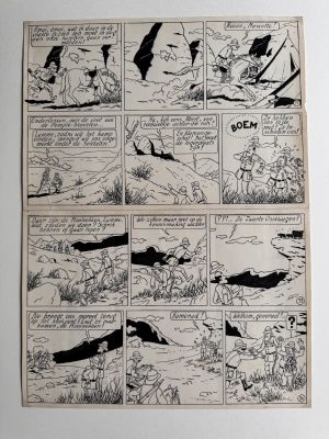 Bob de Moor Les Nouvelles Aventures de Till Eulenspiegel 4 « Le chariot au bœuf noir » 1951 | Comic Art Masters