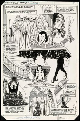 George Perez | Tales of the Teen Titans #2 art | ArchAngels